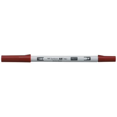TOMBOW Dual Brush Pen ABT PRO ABTP-837 wine red