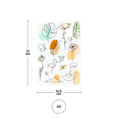 I AM CREATIVE Rub on Sticker A5 4010.61 illustrazione