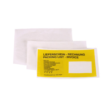 DOCUFIX Dokumententasche Graspapier 2FHDP335206 130x240mm 1000 Stück