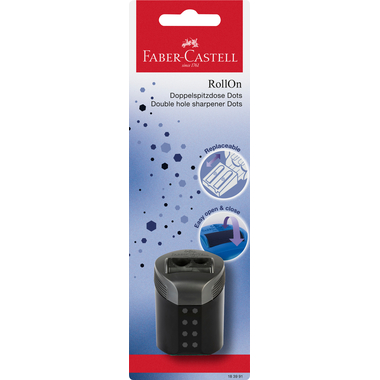 FABER-CASTELL Doppelspitzer 183991 RollOn Dots sortiert