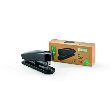NOVUS Heftgerät B4 re+new B4 0201932 schwarz, 40 Blatt