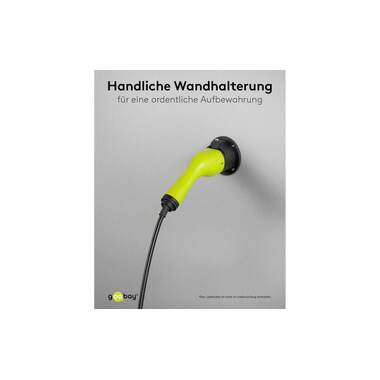 Goobay Wandhalterung für Ladekabel Typ-2