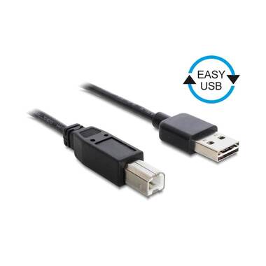 Delock USB 2.0-Kabel EASY-USB USB-A - USB-B 0.5 m