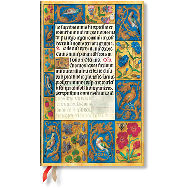 PAPERBLANKS Agenda Spinola-Stundenb. 2026 DD0624-5 1S/2P HOR Maxi HC AL 13.5x21cm