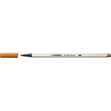 STABILO Stylo Fibre 68 brush 568/89 ocre foncé