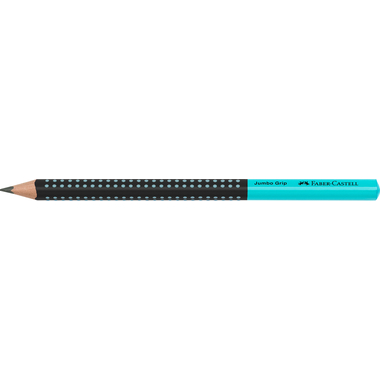 FABER-CASTELL Crayon Jumbo Grip 511912 Two Tone noir/turquoise