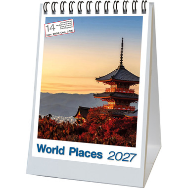 BIELLA Pultkalender Imago 2027 887160000027U 1M/1S World pl. ML 10.5x14.8cm