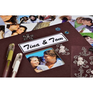 HAMA Album Fine Art 24x17cm 90154 bordeaux 25 pages