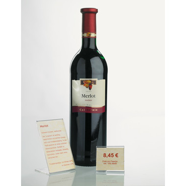 SIGEL Display informazioni/prezzi A8 PA103 74x59x30mm 10 pz.