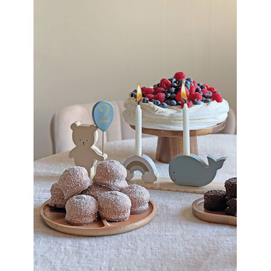 JABADABADO Décoration d'anniversaire 63cm T312 bleu 11 pièces