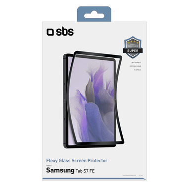 Protecteur d'écran complet en verre flexible pour Samsung TAB S7 FE