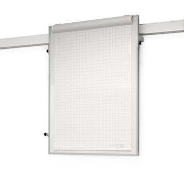 MAGNETOPLAN Flipchart Rail Mural 1246010 p. assembler 750x1000mm