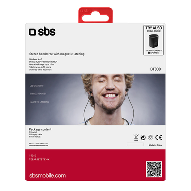 Wireless In-Ear-Kopfhörer, um den Hals zu tragen ! SBS