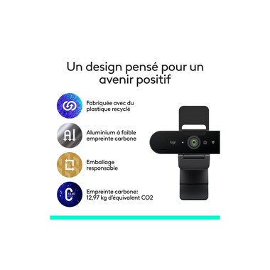 Logitech Webcam Brio 4K Ultra HD graphite