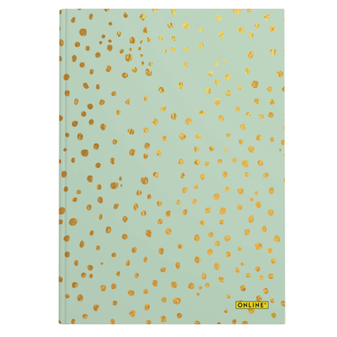 ONLINE Kladde A5 07760/6 Spotlights 80g 96 flls dots