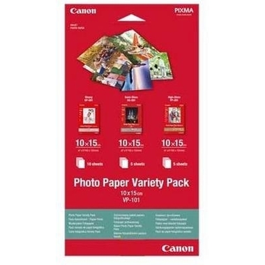 CANON Pro Photo Pap.Variety Pack A4 PVP201PRO InkJet 15 fogli
