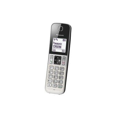 Panasonic Téléphone sans fil KX-TGD320SLW Noir/Argenté