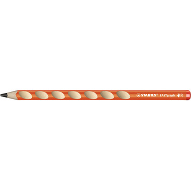 STABILO Crayon EASYgraph HB 322/03HB Droitier orange