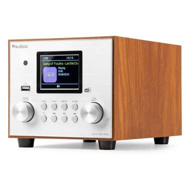 Audizio DAB+ Radio Vieste Silber