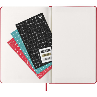 MOLESKINE Agenda Classic Large 2027 DHF212DC3Y27 1G/1P scarlatto HC 13x21cm