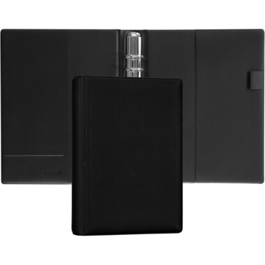 SUCCES Agenda A5 carnet 84716602U synthètique noir 18.5x23.6cm