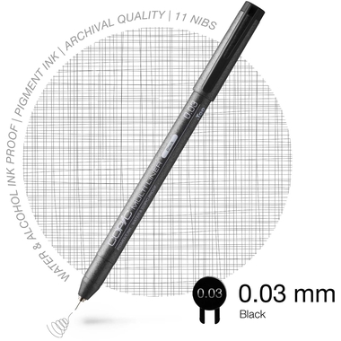 COPIC Multiliner 0.03mm 2207500 black