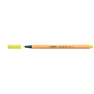 STABILO Fineliner Point 88 0.4mm 88/024 giallo neon