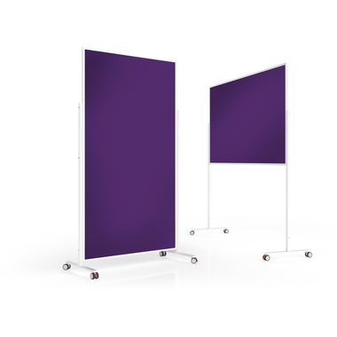MAGNETOPLAN Design Tableau de Présent. VP 1181111 feutre, violet 1000x1800mm