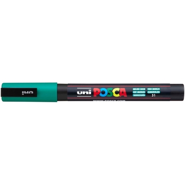 POSCA Marker 0.9-1.3mm PC3MEMERALDG smaragdgrün, Rundspitze