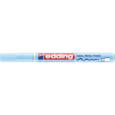 EDDING Paintmarker 751 CREA 1-2mm E-751-139 CR pastell blu