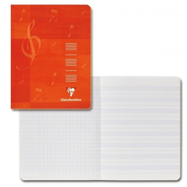CLAIREFONTAINE Quaderno musica A4 3117 bianco 24 fogli