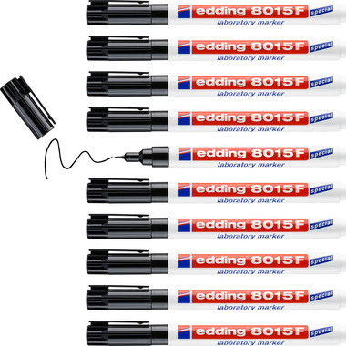 EDDING Labor Marker 8015 8015F-01 Schwarz, 0.75mm