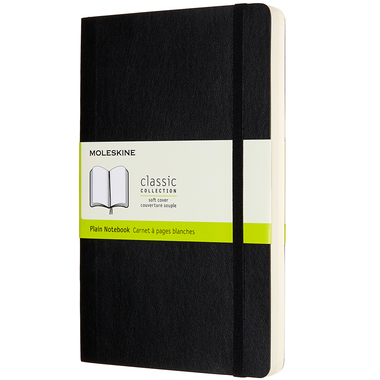 MOLESKINE Notizbuch SC L/A5 628066 blanko, schwarz, 400 Seiten