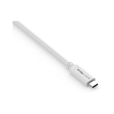 PureLink iSeries USB4 Cable 40Gbps, 240W USB-C - USB-C 0.5 m, White