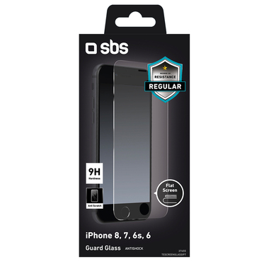 Protection écran en verre pour iPhone 8, 7, 6s, 6