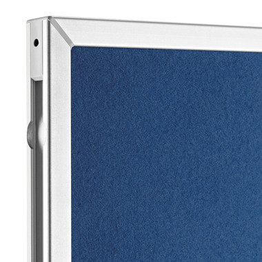 MAGNETOPLAN Design Lavagna Present. feltro 1151303 blu, piegabile 1200x1500mm