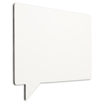 BEREC Whiteboard SPEACH 16003.051 ohne Rahmen 58x88cm