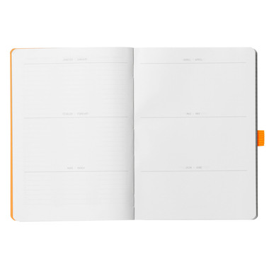 RHODIA Goalbook Notizbuch A5 117582C Softcover mohnrot 240 S.