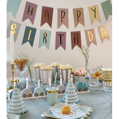 JABADABADO Candlestick T265 blue, numbers 0-9