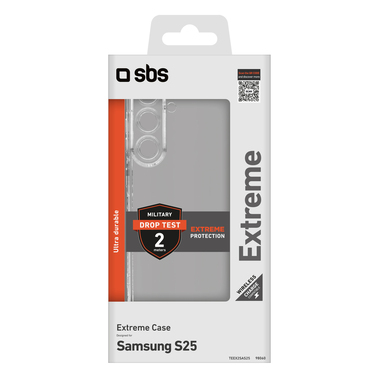 Coque Extreme pour Samsung Galaxy S25, avec test de chute de 2 mètres
