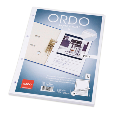 ELCO Zeigetasche Ordo A4 73692.10 vista, weiss 10 Stück