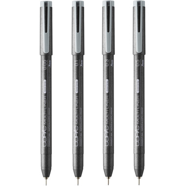 COPIC Multiliner 22075623 Cool Grey Set, 4 pcs. ass.