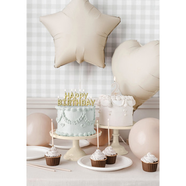 PARTYDECO Bougies Happy Birthday SCS-13-019 or