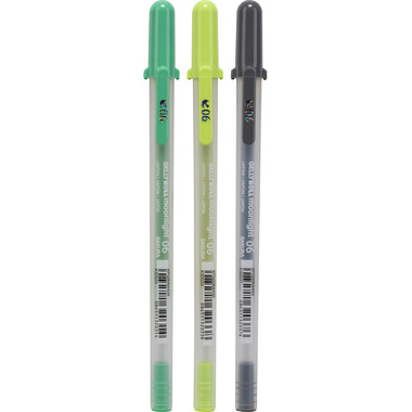 SAKURA Gelly Roll 0.35mm POXPGBMOO3G Moonlight Botanic 3 Stück