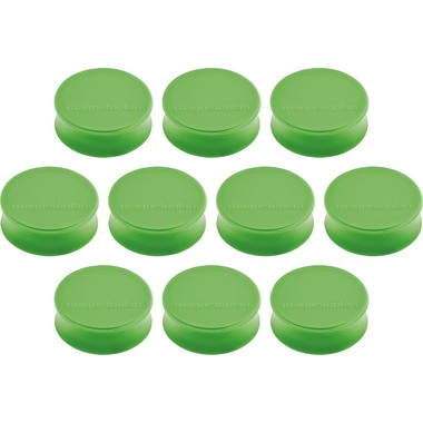 MAGNETOPLAN Aimant Ergo Large 10pcs. 16650105 vert mai 34x17.5mm