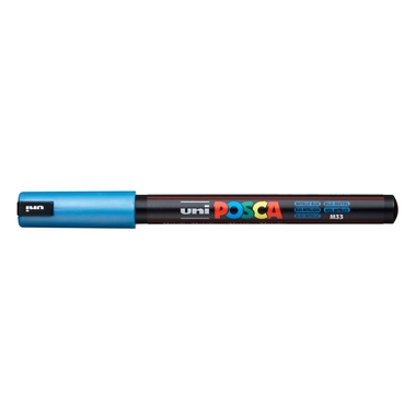 UNI-BALL Fineliner Posca 0.7mm PC1MRMET.BLU Metallic blau