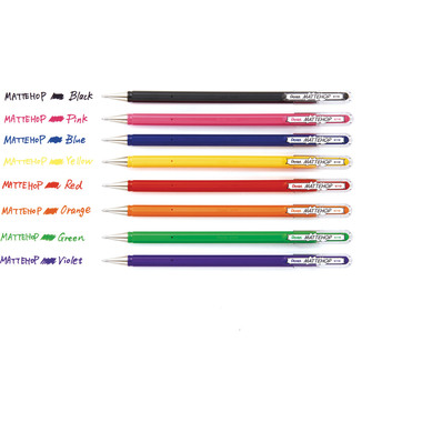 PENTEL Rollerball Mattehop 0.5mm K110-VBX Mattehop rot