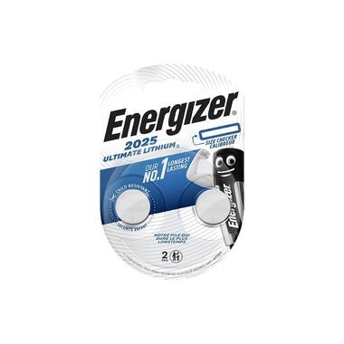 Energizer Button Cell Ultimate Lithium CR-2025, 2 pieces