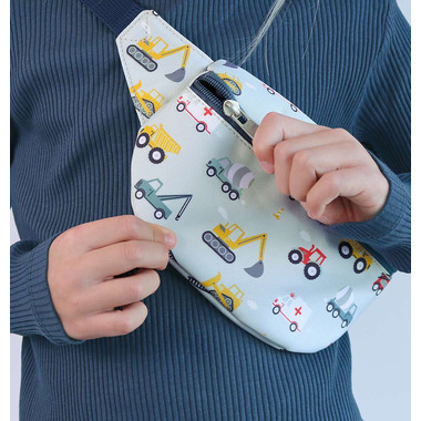 ALLC Sac banane Kids Vehicles BUVEBU05 23x13x5cm