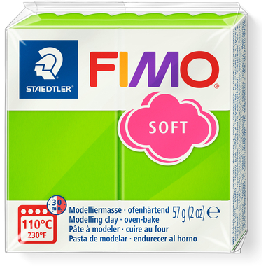 FIMO Knete Soft 57g 8020-50 grün